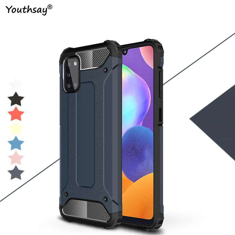 Противоударный резиновый противоударный чехол для Samsung Galaxy A31 Youthsay|Бамперы| |