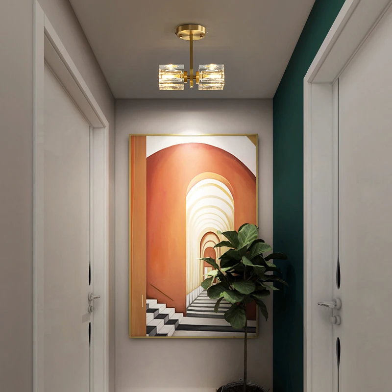 Rectangle Modern Crystal Wall Light 4 Rectangle Modern Crystal Wall Light 4