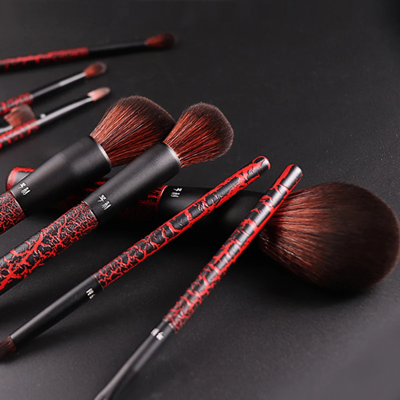 Professional Make Up Brushes Set Face Powder Blush Eye Shadow Blending Brush Soft Synthetic Fiber Makeup Brushes Kit