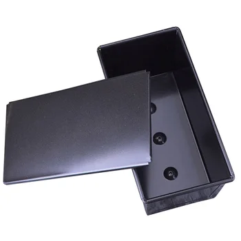 

Cake Mold With Lid Multi Hole Non Stick Portable Cheese Heat Resistant Rectangle Loaf Pan Baking Tool Cookware Toast Box Iron
