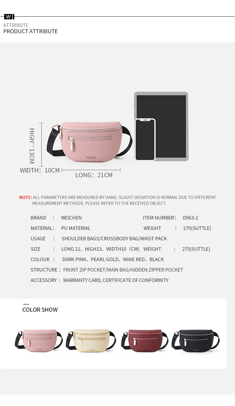 Multi-functiona Women's Fanny Pack Shoulder Bag and Chest Bag Female Belt Sac Women Waist Bag High Quality Ladies Bolsa