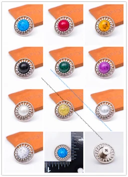 

18MM Bling Silver Turquoise Bead Round Star Rope Side Leathercraft Leather Handbag Hatband Belt Garment Conchos Screw Back