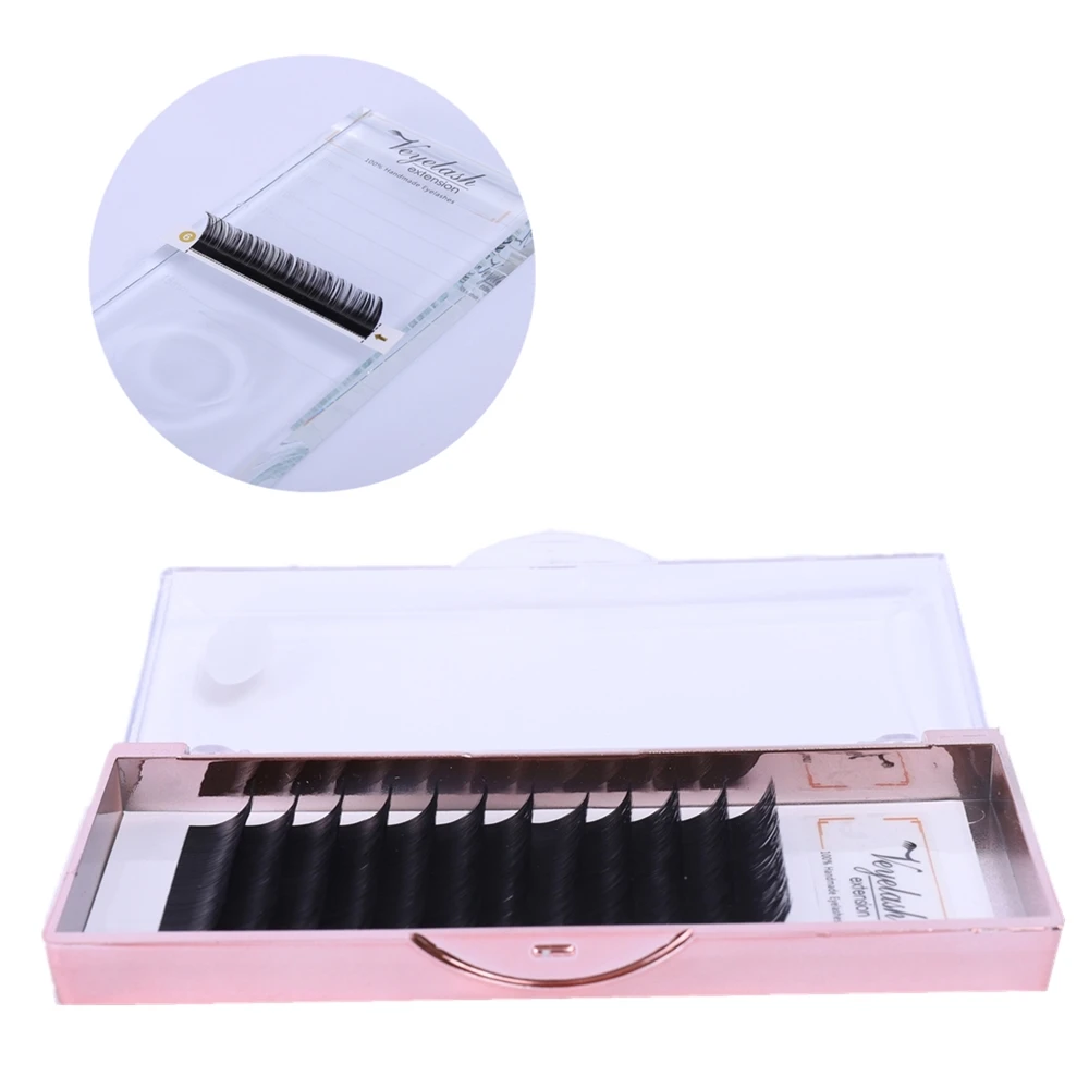 

B C D 0.15mm 0.20 thinkness Mix length Ellipse Flat Eyelash Extensions Saving time Grafting Easily soft natural