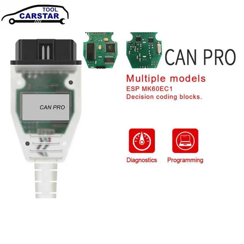 CAN PRO V5.5.1 с чипом FTDI FT245RL VCP OBD2 Диагностический интерфейс USB-кабель Поддержка Can Bus UDS