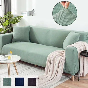 

Stretch Slipcover Sectional Elastic Stretch Sofa Cover for Living Room Couch Cover L-shape Armchair Cover 1/2/3/4-seater