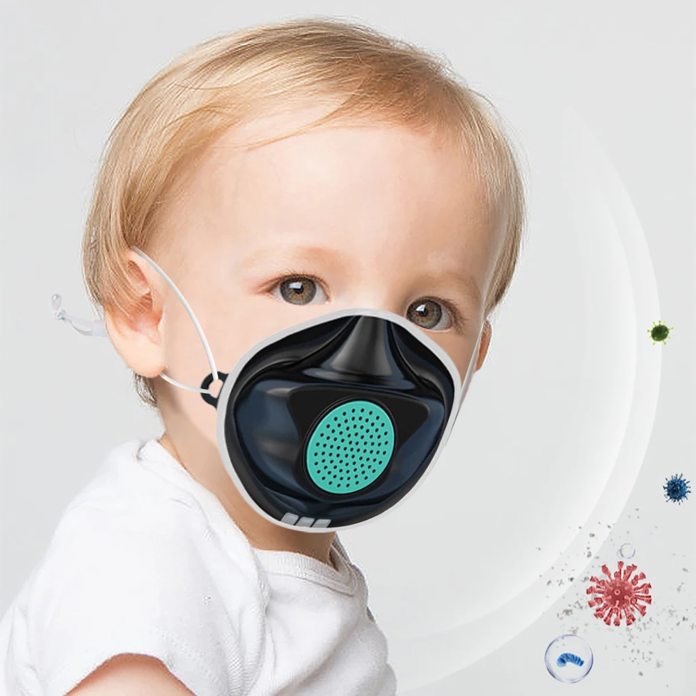 

10 Packs Protective Silicone Mask Anti Dust Bacteria Face Mouth Protect Washable Earloop Masks with Filter Element Fast delivery