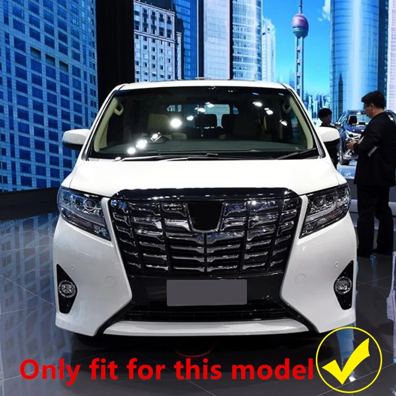 Для Toyota Alphard AH30- аксессуары для автомобиля из нержавеющей стали, защита переднего бампера, защитная накладка, накладка