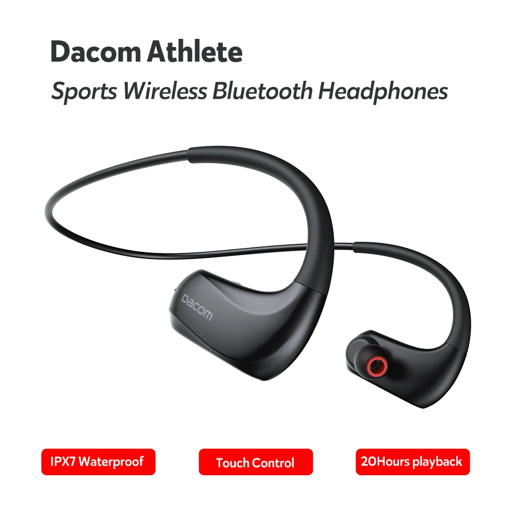 Dacom Athlete G05 Bluetooth 4.1 Headset Wireless Sports Headphones Earphone Microphone Auriculares Red Retail Box