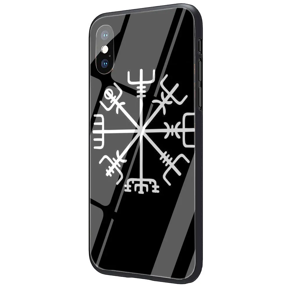 G7 EWAU Viking Vegvisir Odin Скандинавское закаленное стекло чехол для телефона iPhone 11 Pro 6 6S Plus 7 8 Plus X XS XR XS Max - Цвет: G7