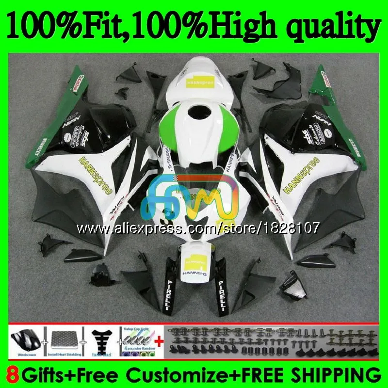 No. 1 Литья под давлением для HONDA CBR600RR CBR600 RR F5 09, 10, 11, 12, 105BS. 18 CBR 600 RR 600RR 600CC 2009 2010 2011 HANNSpree Горячая 2012 обтекатели - Цвет: No. 1