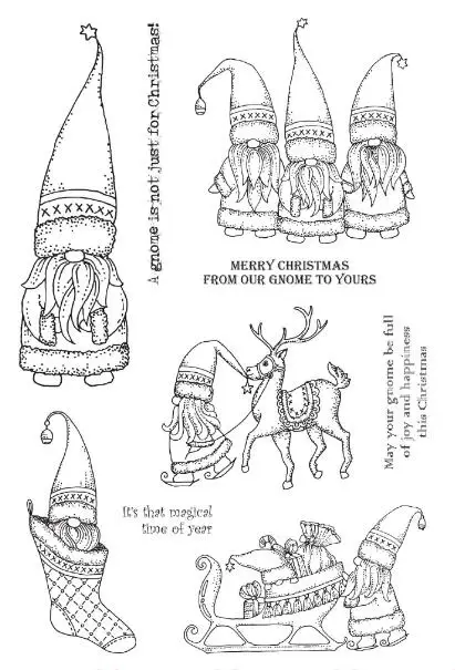 Рождественские прозрачные штампы записная книжка ясный штамп Скрапбукинг c205 |