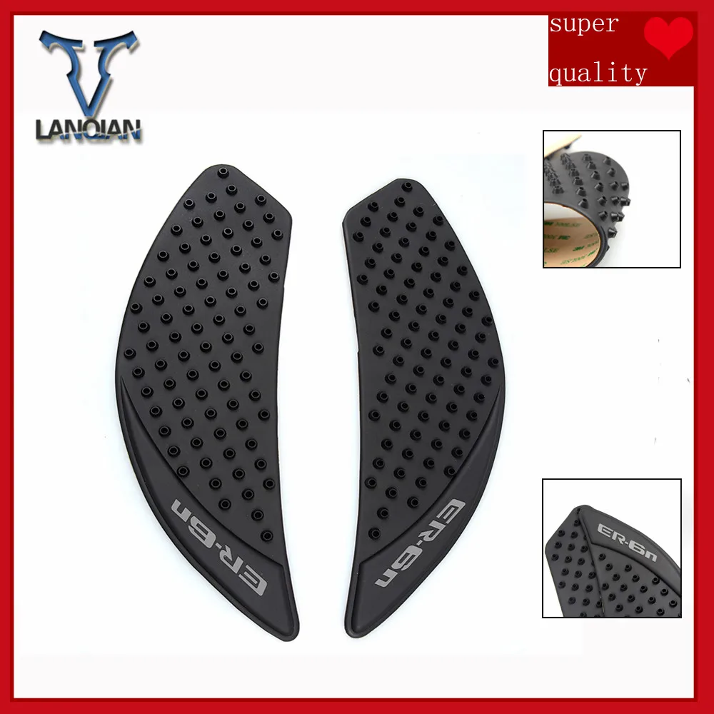 

Motorcycle Accessories Anti slip Tank Pad Sticker Protector Sticker Tank in sticker For kawasaki er-6n 2006-2012 2013 2014 2015
