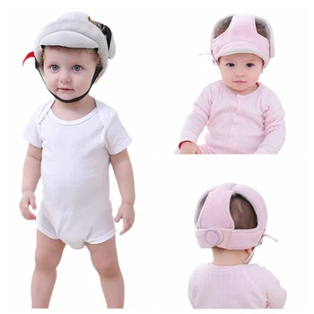 

2020 Baby Head Protection Hat Toddler Drop Crash Cap Shatter-resistant Safety Soft Helmets 2Colors