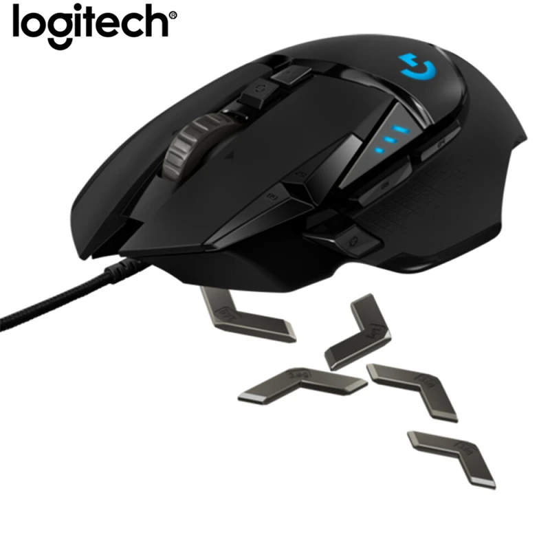 Оригинальная проводная мышь logitech G502 HERO limited edition 16000 dpi G502 RGB профессиональная игровая мышь 12000 dpi Proteus Spectrum