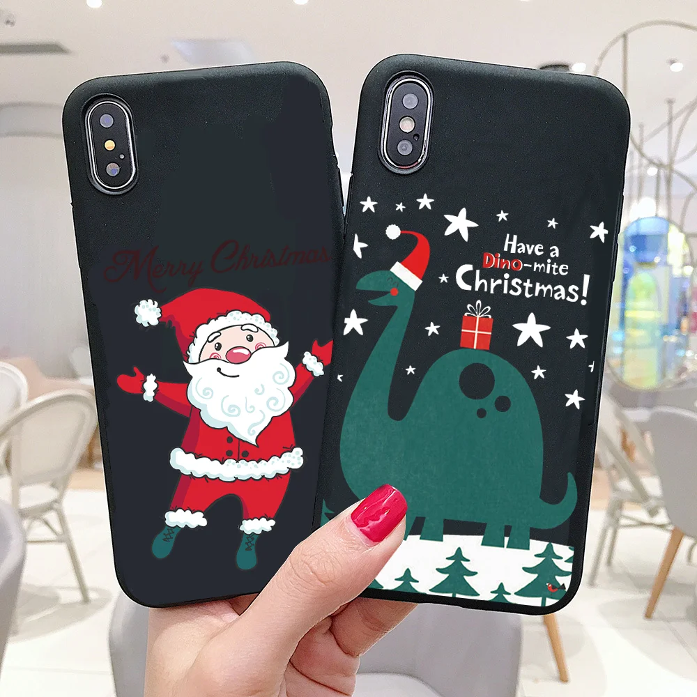 

Christmas Phone Case for Samsung Galaxy S6 S7 Edge S8 S9 S10 Plus A10 A30 A40 A50 A60 A70 A7 A9 2018 Note 10 Pro 8 9 Matte Cover