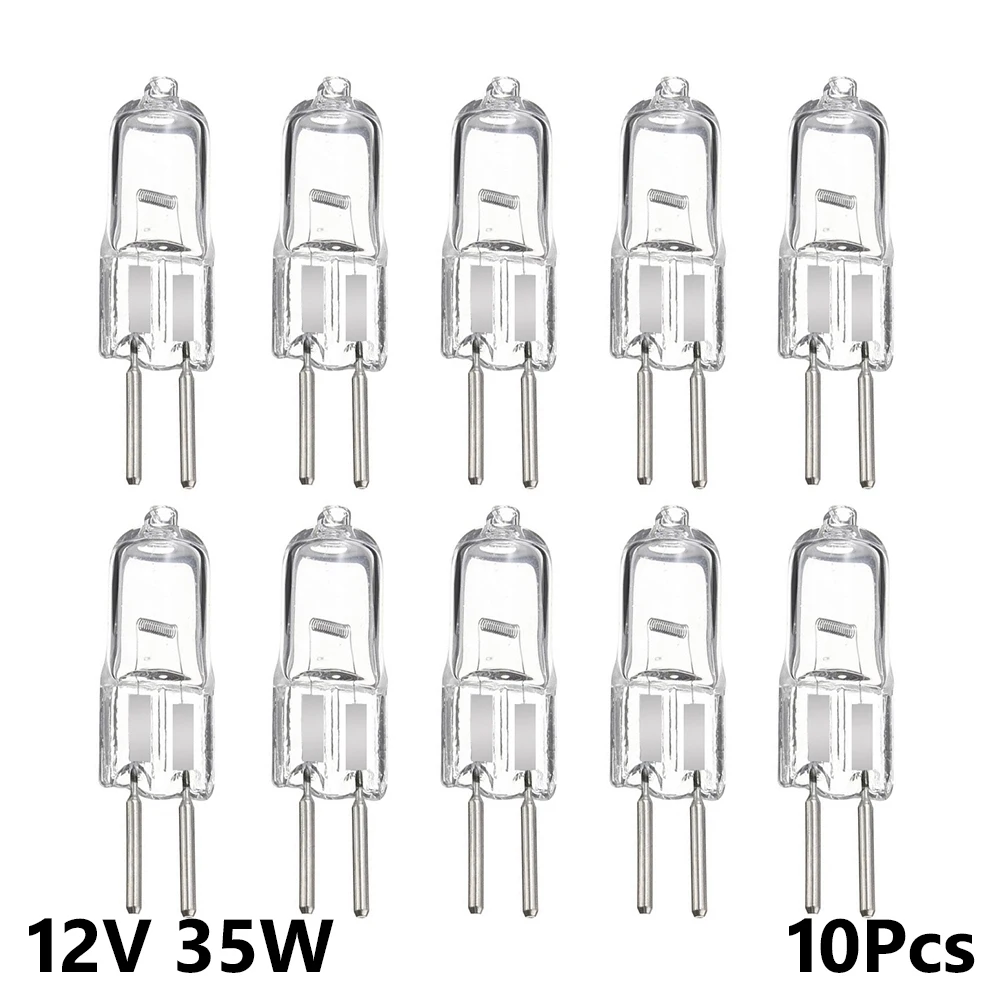 

10pcs 35W Super Bright Clear JC Type halogen bulb inserted beads crystal 12V G4 Ultra low price Warm light bulbs indoor lighting