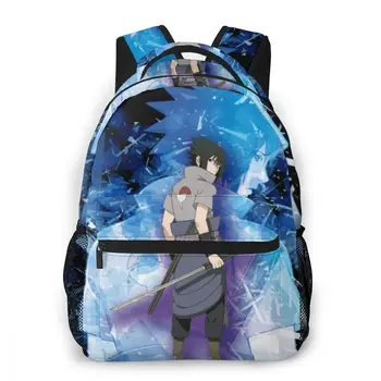 

Sasuke Uchiha Custom Japanese Anime Naruto Print Cartoon Image paiting Casual Backpack