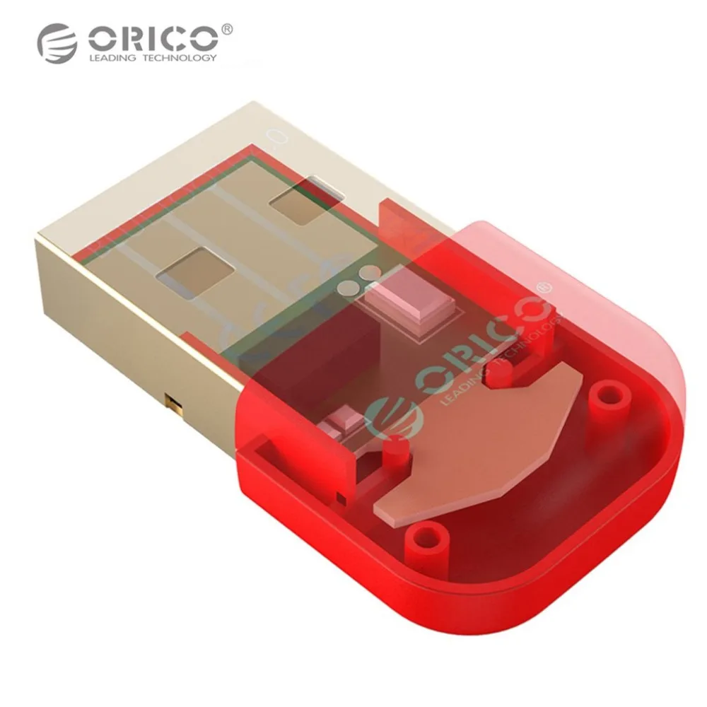 ORICO BTA-403 Bluetooth адаптер Bluetooth 4,0 мини-usb, с защитным ключом Музыка Звуковой приемник Мини CSR передатчик для телефона планшета