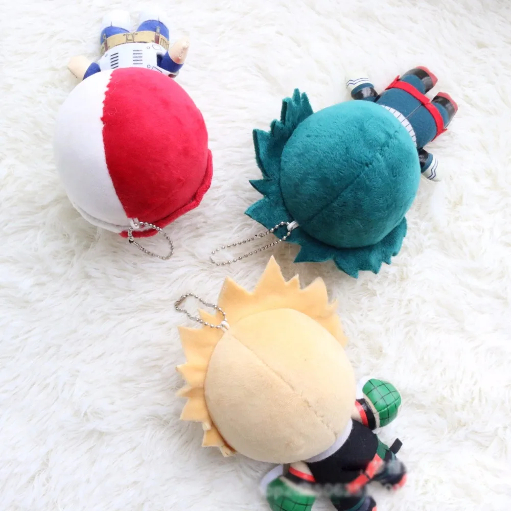 Плюшевый мешок для кукол с подвеской из мультфильма «Мой герой», Deku Baguko Todoroki Shoto, милый подарок, хлопковые заполненные игрушки для детей