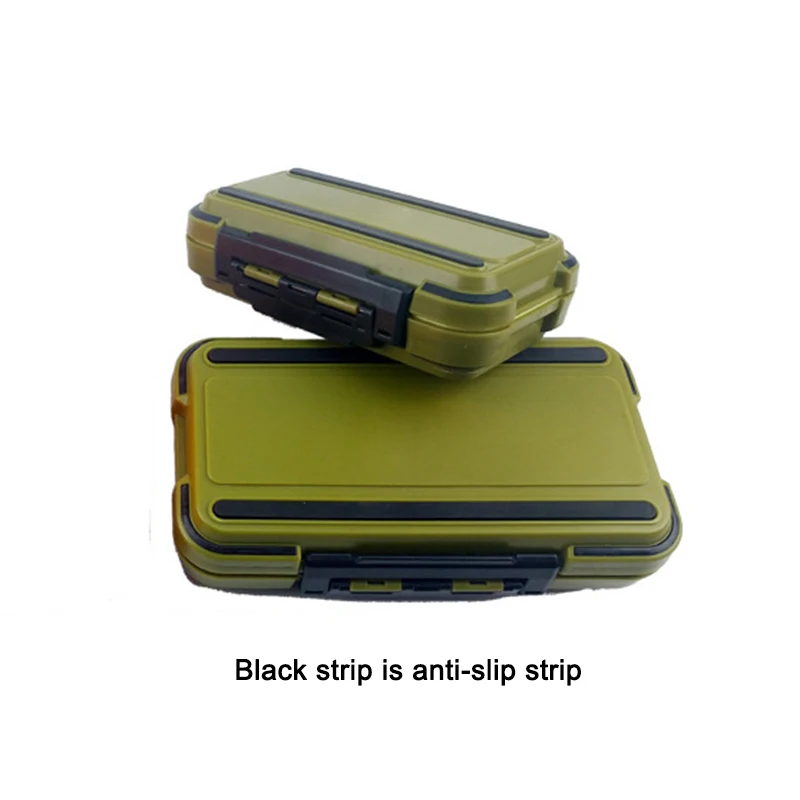 Fishing Box Transparent Inner Cover Portable Durable Compartments Waterproof Storage Case Double Side Organizer Fishing Case