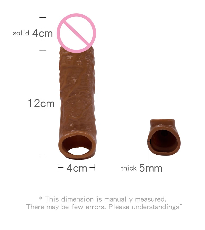 Толстый презерватив кольцо на пенис многоразовый удлинитель мужского пениса