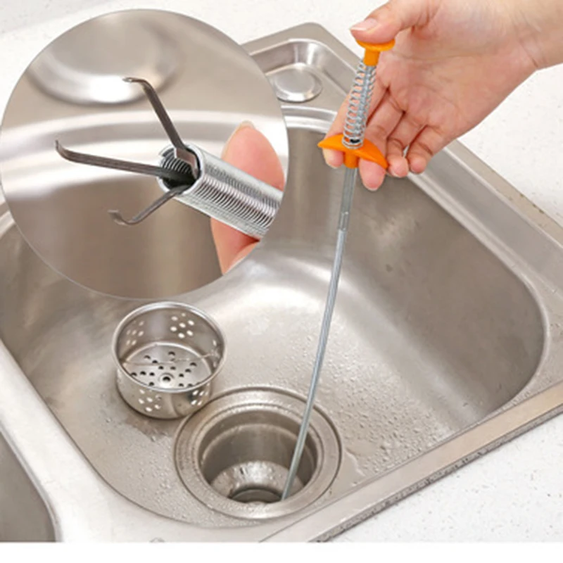 Портативный сливной канализационный змеевидный очиститель шнек забор