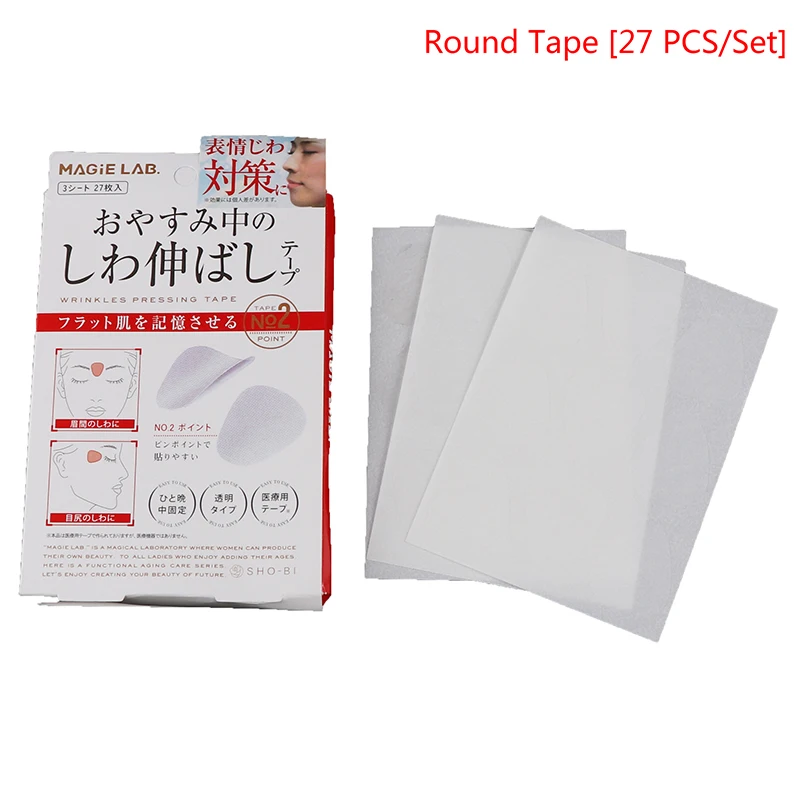 

27 Pcs Skin Lift Up Tape Frown Smile Lines Forehead Anti-Wrinkle Patch Invisible Thin Face Stickers Facial Line Wrinkle Sagging