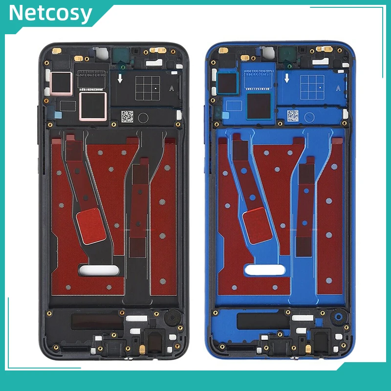 

Netcosy For Huawei Honor 8X Middle Frame Plate Bezel Housing Cover with side key For Huawei Honor 8X JSN-L21 L42 AL00 L22 Cover