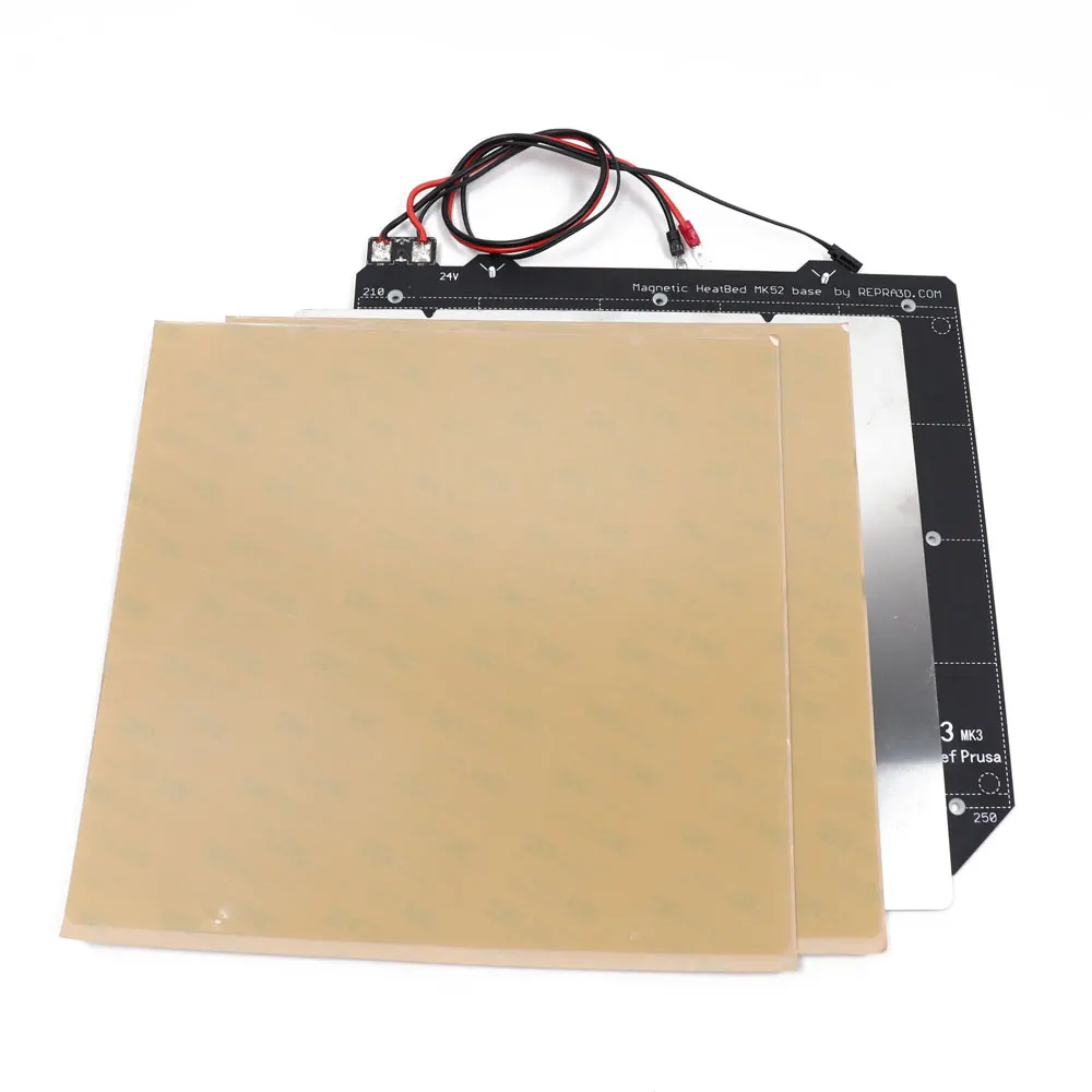 Детали для 3D принтера Prusa i3 MK3 магнитный подогреватель MK52 24 В со стальным листом 2
