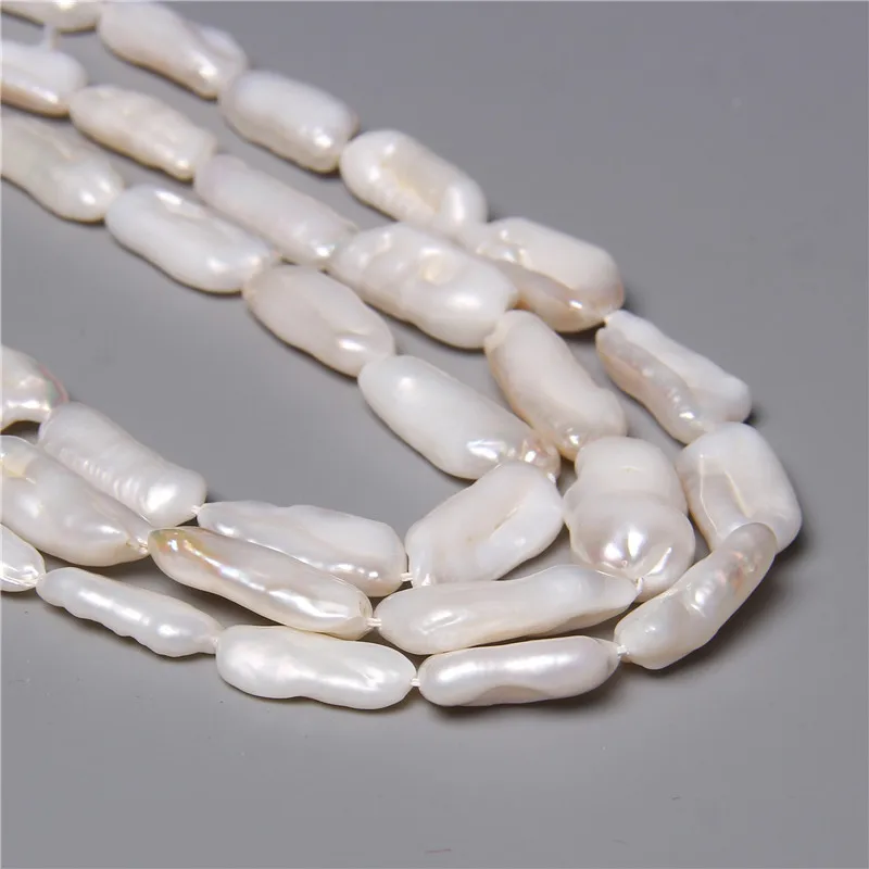 1*2cm Big Real Natural Freshwater Pearl Beads Loose Pearls Beads