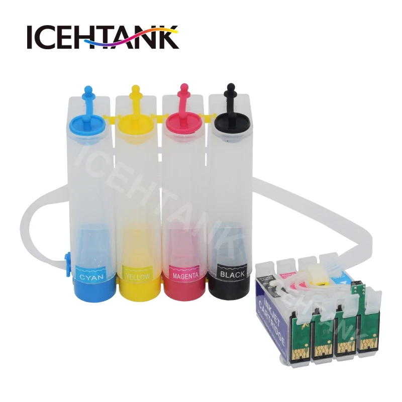 ICEHTANK непрерывной подачи чернил Системы для Epson T1811 Expression Home XP 30 102 202 205 302 305 402 405 405WH