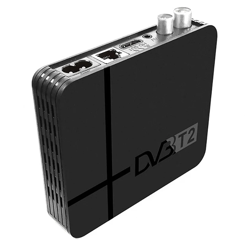 Buy Fully HD 1080P Digital DVB T2 K2 MAX Terrestrial TV Tuner H.265 HEVC Built In RJ45 LAN Support AC3 IPTV DVB T2 Set Top Box EU Pl