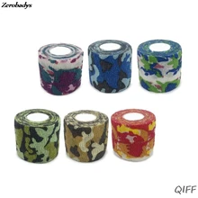 6 шт./партия цвет самоклеющиеся повязки ПЭТ печать эластичная лента поддержка пальцев