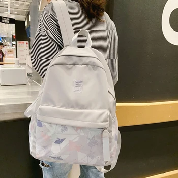 

Fashion Women Nylon Backpack Large Capacity School Bag For Teenage Girls Laptop Rucksack Mochilas Female Bagpack Shoulder Bag