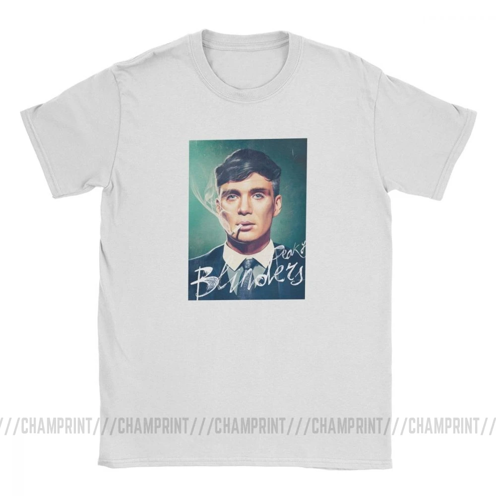 Мужские футболки Peaky Blinders Humor с коротким рукавом, футболки с круглым вырезом, одежда из хлопка, Оригинальная футболка