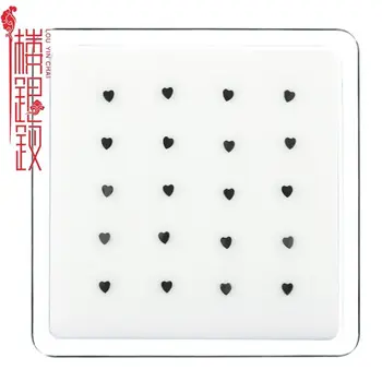 

New arrival small heart black gun sterling silver bose pin cute body piercing jewelry women small earrings