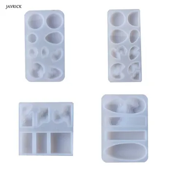 

Crystal Epoxy Mold DIY Pendant Jewelry Crafts Making Silicone Mould UV Resin Molds