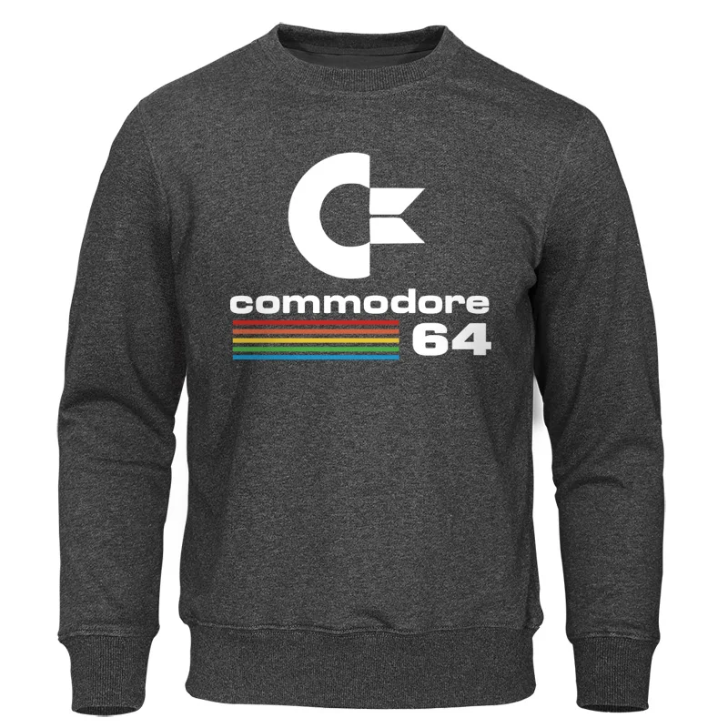 Commodore 64 спортивный костюм с принтом весна осень новая Толстовка модный бренд мужские толстовки свободные повседневные мужские толстовки Толстовка Hombre