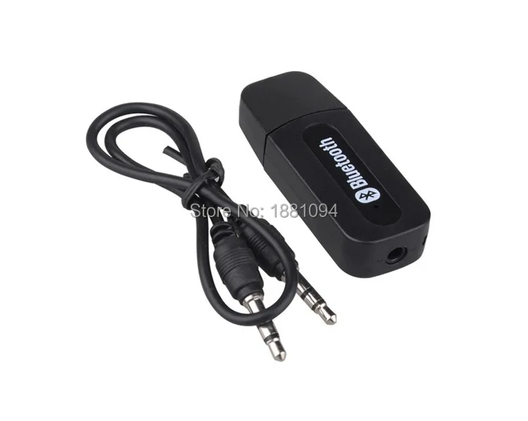 100pcs/lot Bluetooth Audio Receiver Adapter Wireless Music with 3.5mm jack AUX transmitter USB charging
