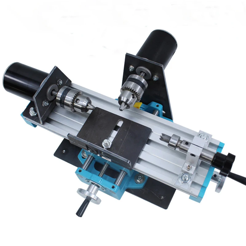 

400W DIY Woodworking Lathe Miniature Multifunction Small Bead Machine woodworking machine Polishing Machining