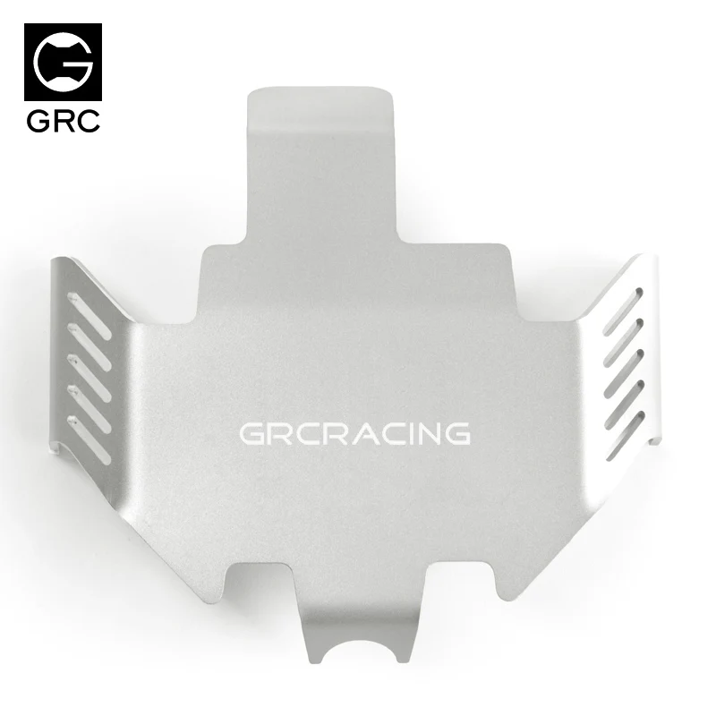 GRC Chassis Protection Stainless Steel Plate / Armor W/Logo For 1/10 Traxxas TRX-4 Defender Upgrade part accessories #GAX0106A1