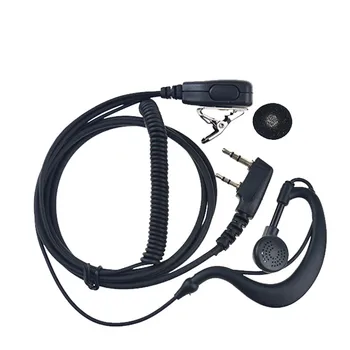 

2PIN Curved headphones for baofeng BF888S UV82 UV5R UV6R puxing pX777 quansheng TGUV2 radios