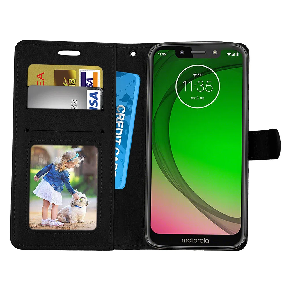 Чехол из искусственной кожи с откидной крышкой для Moto G7 Play, чехол для Motorola Moto G7 Play Plus power Dual Xt1955, чехол для задней панели телефона