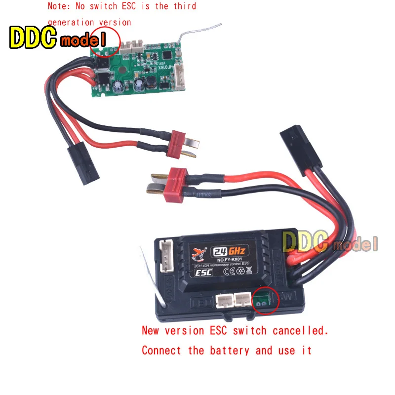

FEIYUE FY-RX01 2CH 40A ESC Receiver Box for 1/12 FY-01 FY-02 FY-03FY-04/05/06/07 Q39 Rock Crawler RC Car Parts