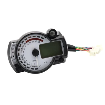 

1PCS Motorcycle Digital LCD Odometer Speedometer Tachometer Speed Gauge New