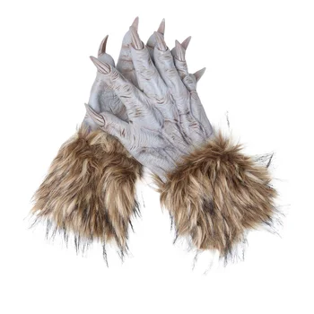 

1 Pair Wolf Claw Glove Lifelike Realistic Vivid Wolf Paw Glove Prank Gift