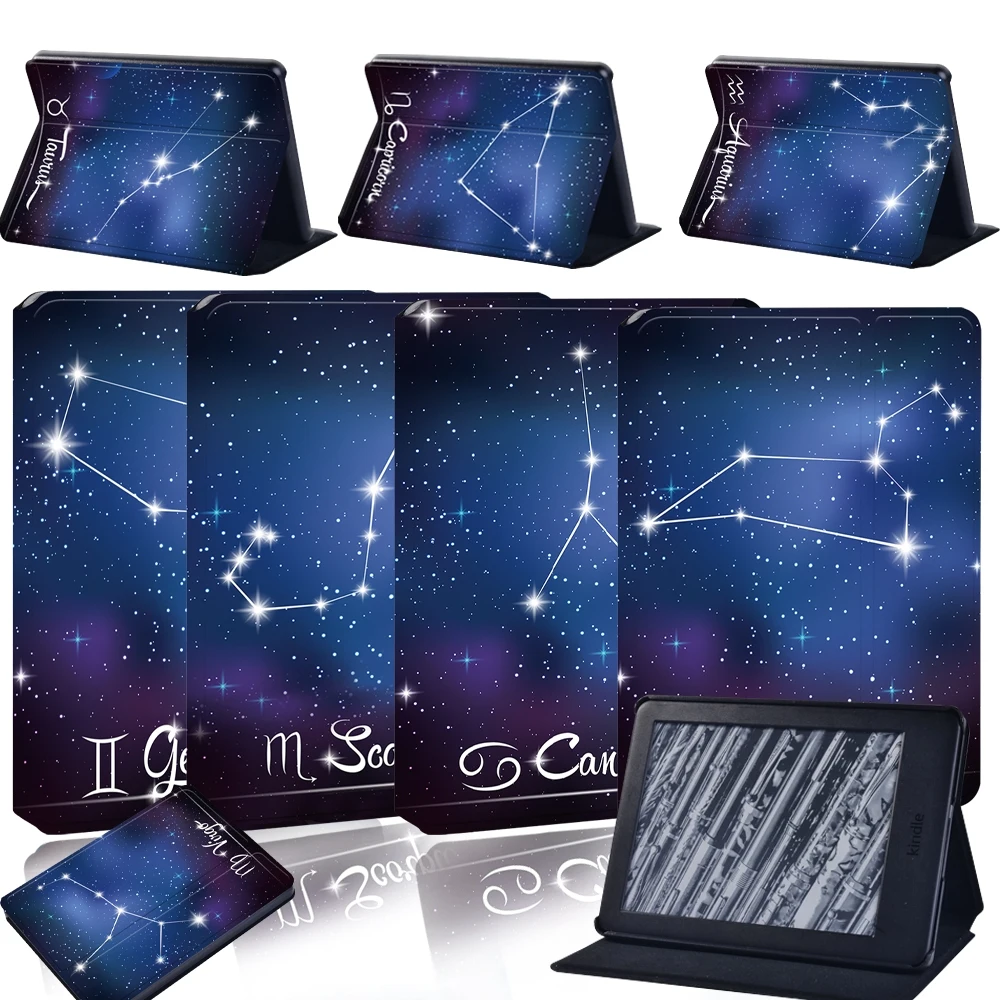 

Folding Smart Cover Case Stand for Amazon Kindle Paperwhite 1/2/3/4 Smart Cover for Kindle 2019/2016 Protective Shell+pen
