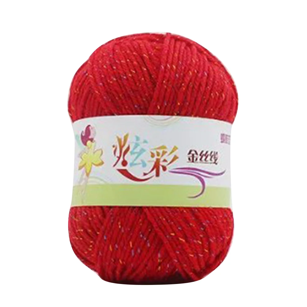 4 Strands Soft Knitting Crochet Thread Hand Woolen Yarn DIY Sewing Accessories