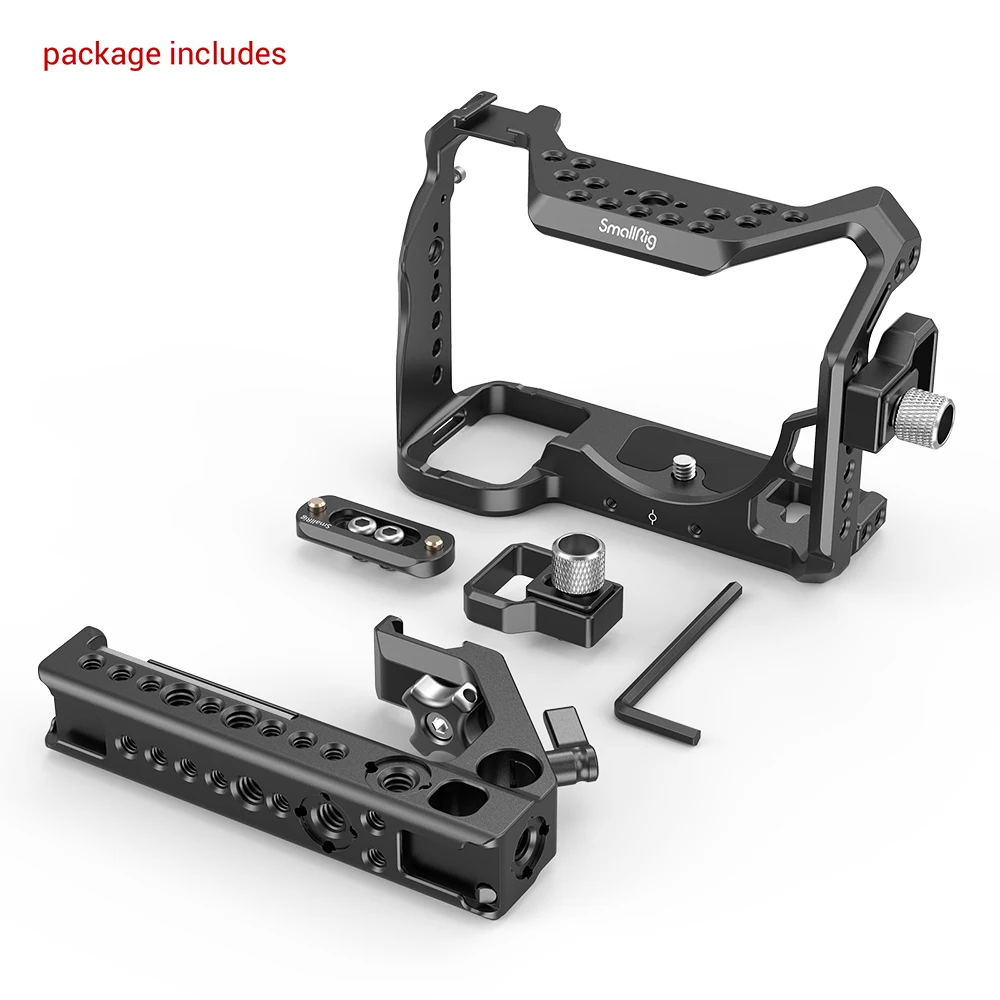 SmallRig Dslr Kamera Käfig A7S3 A7siii Master Kit Für SONY Alpha 7S III Kamera Mit NATO Schiene Griff Video DIY Käfig Kit Rig-3009