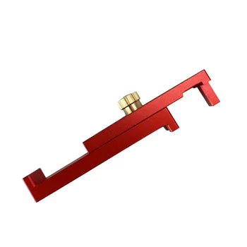 

Red Woodworking ruler Aluminum alloy Gauge Layout Line Marking Gap Deep
